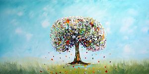 Tree of Life van Gena Theheartofart