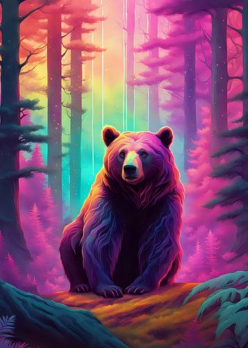 Ours néon sur Rizal Azhari