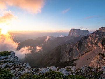 Zonsopkomst in de bergen van Martijn Joosse