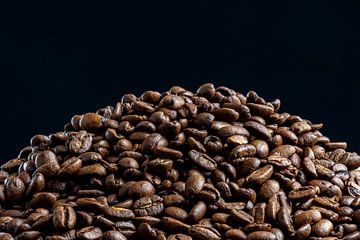 A mountain of coffee