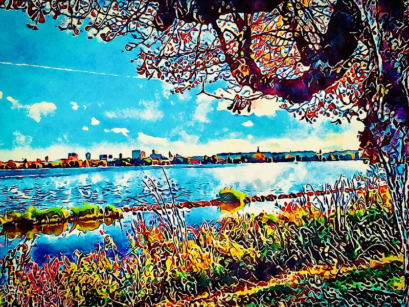 Herfstkleuren in Hamburg (1) van zam art