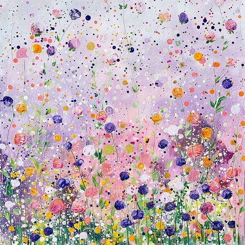 Field of flowers Impressionism