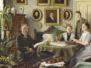 Die Familie der Künstlerin (1912) von Peter Balan