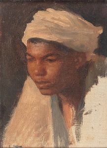 Garçon avec écharpe