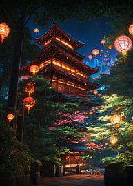 Japanese Pagoda by Bigoldsoul