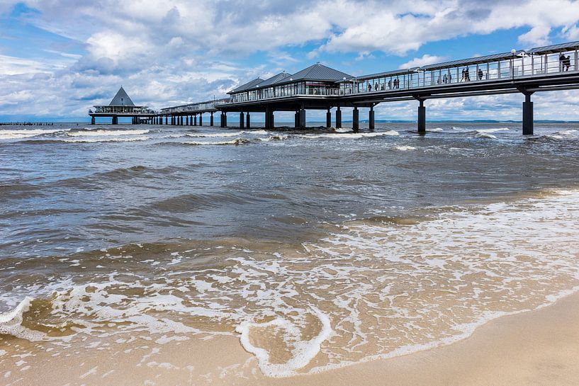 Die Seebrücke in Heringsdorf auf der Insel Usedom von Rico Ködder