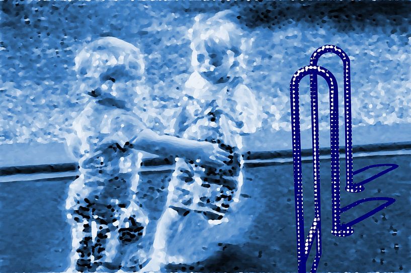Delfter Blau und Polka Dot von True Color Stories