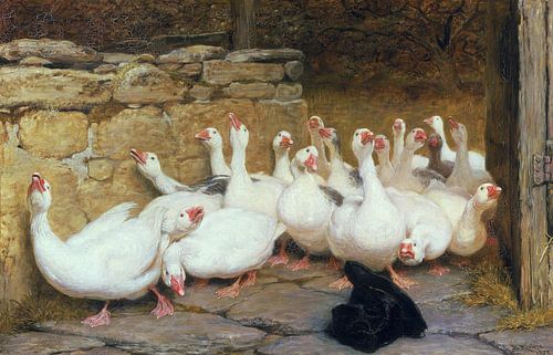 Briton Riviere,Un moment d'angoisse, 1878