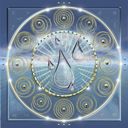 Energy pattern Pillar of energy, life, time and space