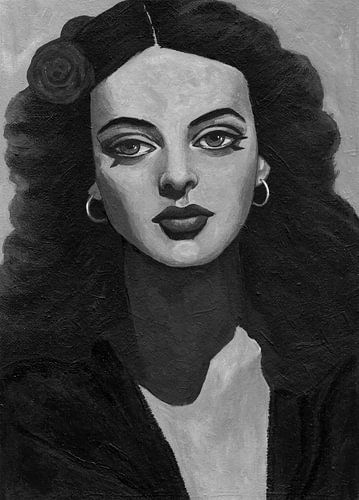 Hedy   (black/white)