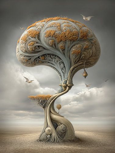 L'arbre cerveau sur Catherine Fortin