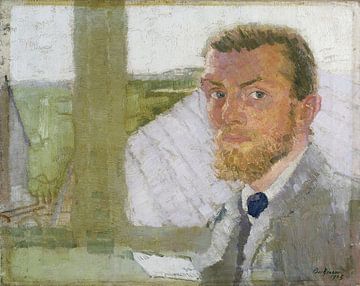 Max Beckmann - Self-portrait (1905) by Peter Balan