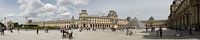 Louvre panorama in Parijs