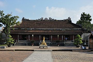 De keizerlijke citadel van Hué, grootsheid van weleer van Frank Photos