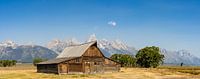 Grand Teton National Park, USA, T.A. Moulton Barn on Mormon Row by Jeroen van Deel thumbnail