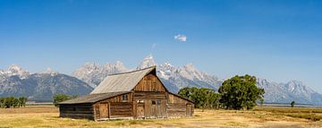 Grand Teton National Park, USA, T.A. Moulton Barn op Mormon Row van Jeroen van Deel