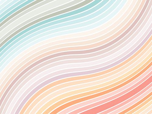 Rainbow Wave  Pastel