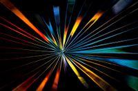 abstrakte Farbexplosion