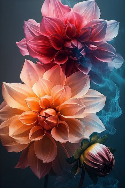 Color explosion of Dahlias ii by Studio BB