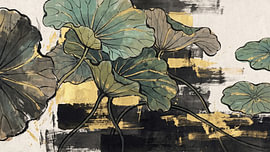 „Gilded Lotus Serenity“ von Siti Zuliana