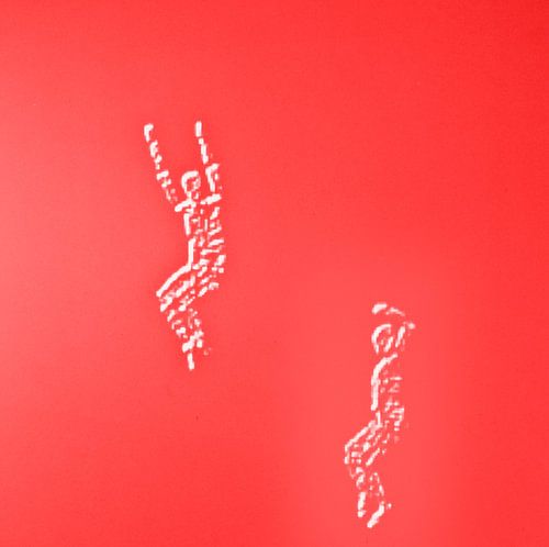 Dancers in red