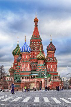 basiliuskathedraal Moskou van Hilda booy