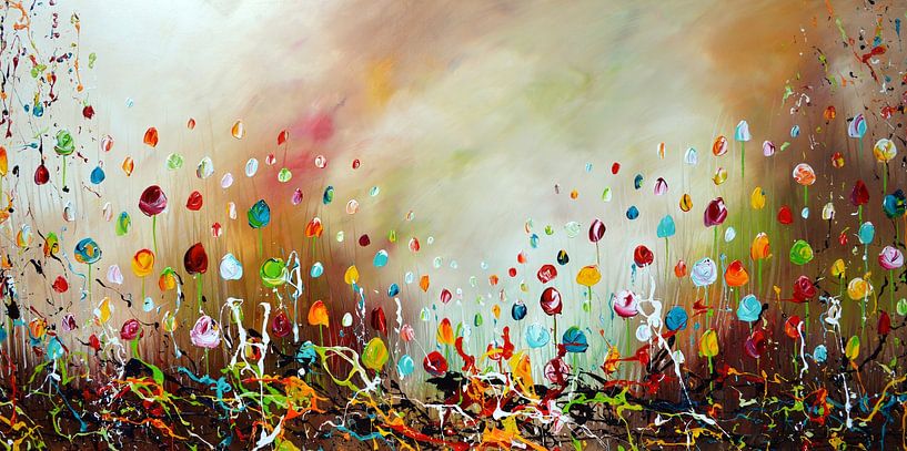 Flowers Light by Gena Theheartofart