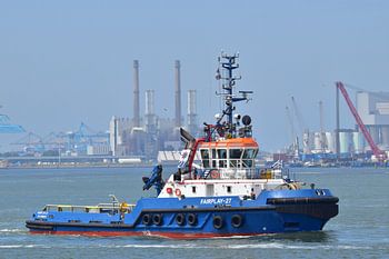 Schlepper auf dem Beerkanaal