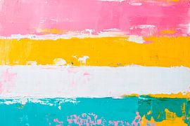 Bunte Farbstrukturen – Abstracte Kunst von Poster Art Shop