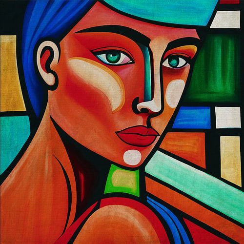 Portraits painted in expressionist style no.4