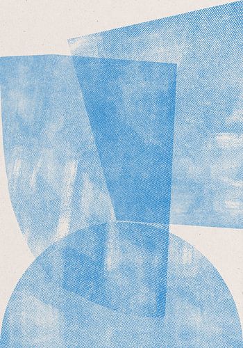 Blauwe Geometrische Golven