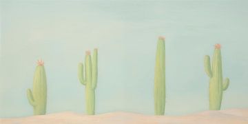 Quatre cactus sur Whale & Sons