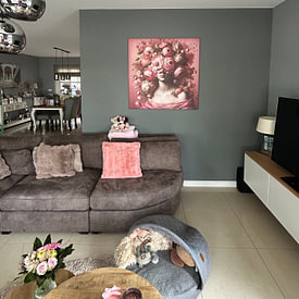 Kundenfoto: a Lady so Pink von J.O. Han, auf Leinwand