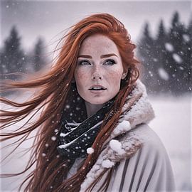 Winter red by Gert-Jan Siesling
