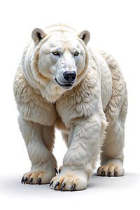 EISBÄR: Premium Porträt Fine Art Wandbild