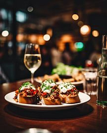 Cuisine im Restaurant