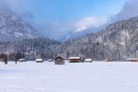 Winterdag in Farchant, Opper-Beieren van Christina Bauer Photos thumbnail