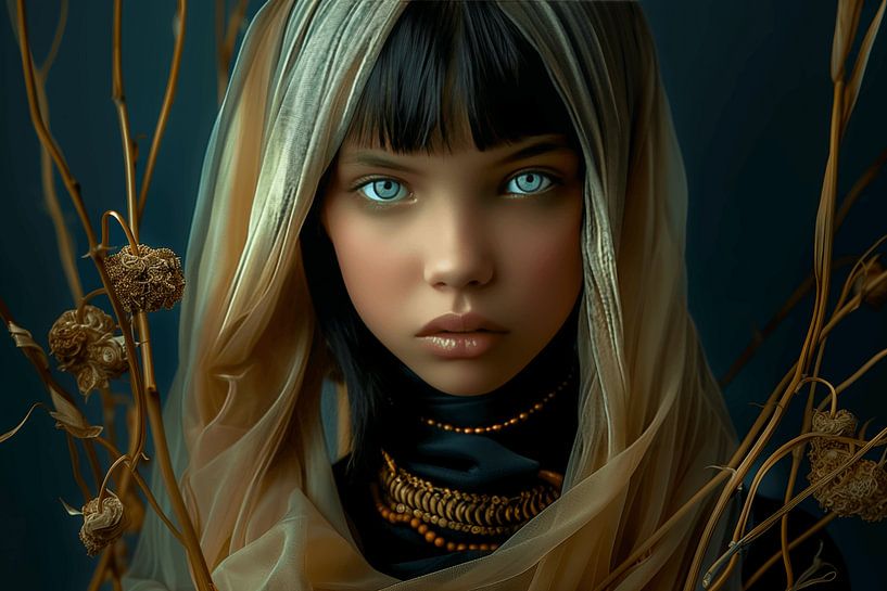 Bright eyes - girl portraits by Ton Kuijpers