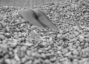 Submergé " paysage corporel. Fesses érotiques.