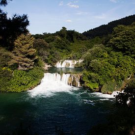 Die Schönheit eines Wasserfalls von Daan Ruijter