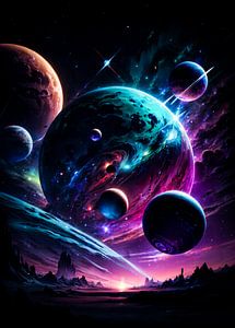 Fantasie Buitenaardse Ruimte Planeet
