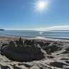 Château de sable, plage naturelle de Lobbe sur GH Foto & Artdesign