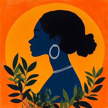 Beauty in silhouette light by Poster Art Shop