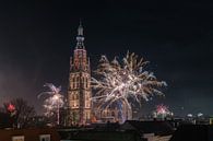 Feuerwerk in der Grote Kerk von Breda von Esmeralda holman Miniaturansicht