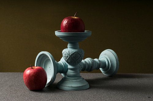 Kandelaar met appel