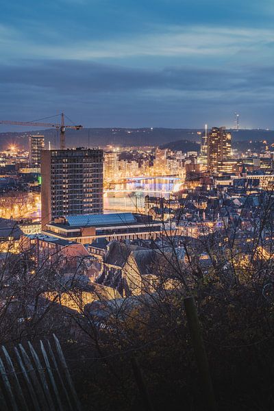 Paysage urbain de Liège la nuit | Photographie de ville | Photographie de nuit par Daan Duvillier | Dsquared Photography