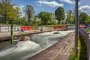 BAVARIA : AUGSBURG - HOCHZOLL - ICE CANAL by Photoart-Naegele