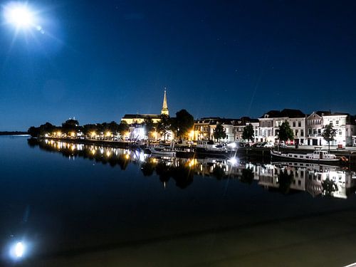 Kampen by night Maanlicht.