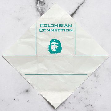 Kabouterpost Columbian Connection op marmer van Floris Kok