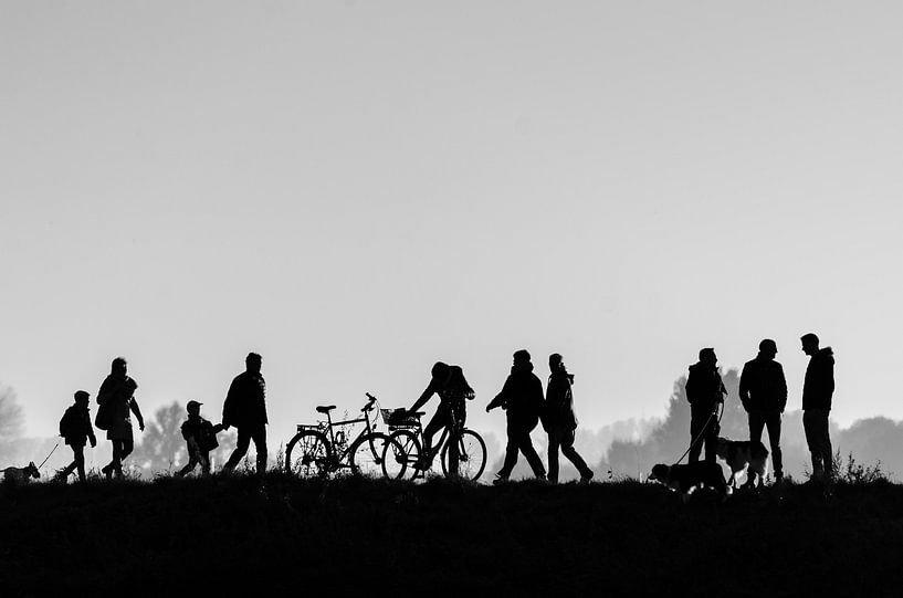 Silhouette de personnes par Dieter Walther
